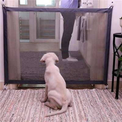 Folding Mesh Pet Gate Safe Guard Portable Dog door mesh Safety Fence