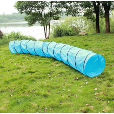 COLLAPSIBLE Pet Play Tube PORTABLE Dog Agility Training Open Tunnel